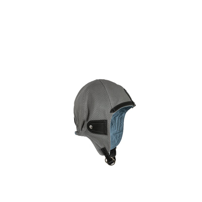Driver Helmet - Perforated glossy leather