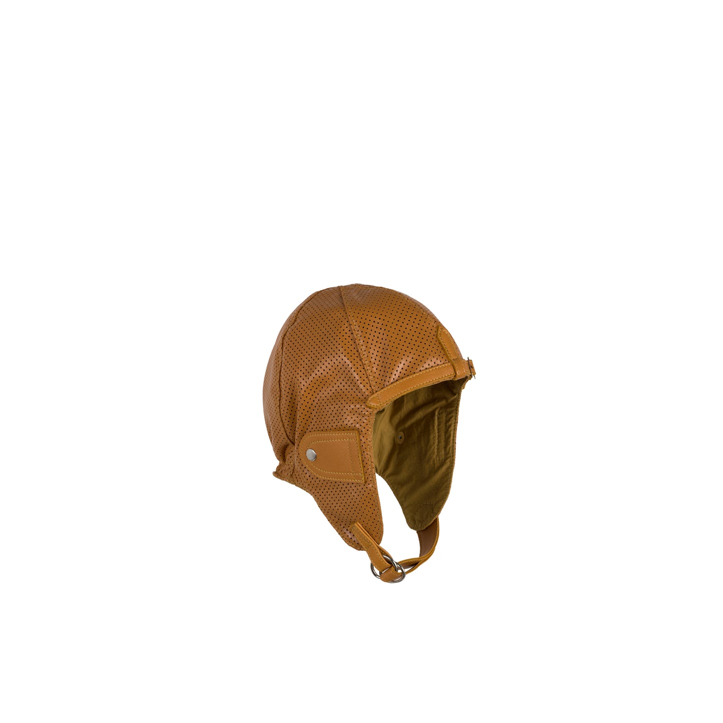 Driver Helmet - Perforated glossy leather
