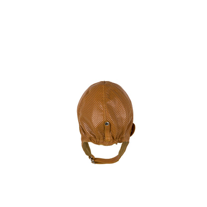 Driver Helmet - Perforated glossy leather