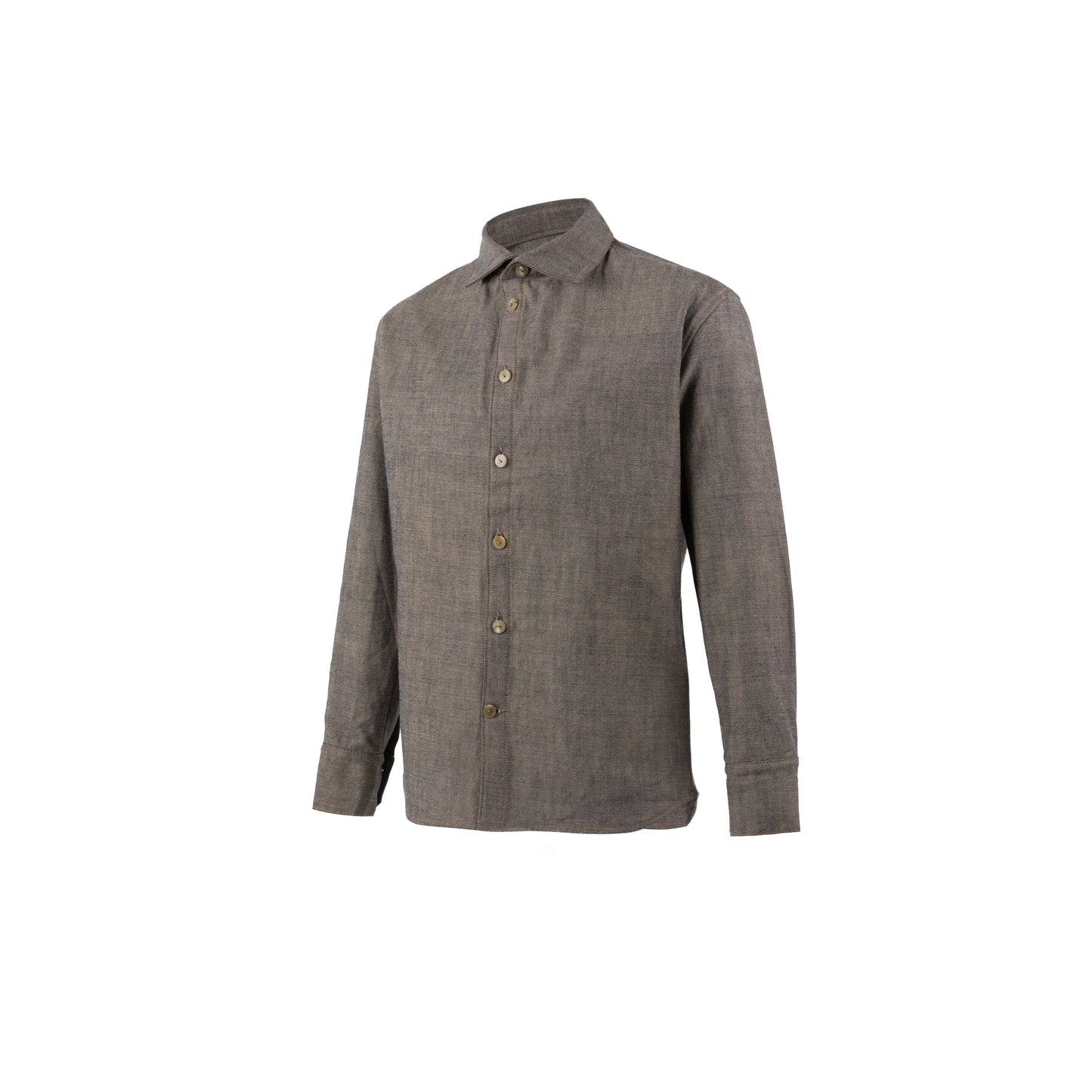 70’S Shirt - Red selvedge denim canvas