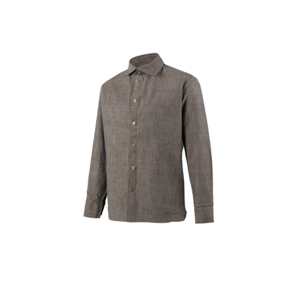 70’S Shirt - Red selvedge denim canvas