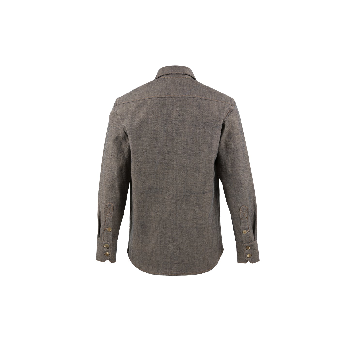 70’S Shirt - Red selvedge denim canvas
